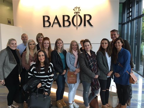 Our Spa Managers and Senior Team at BABOR's HQ