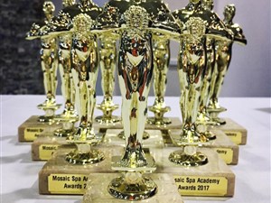 Mosaic Spa Academy Award Trophies